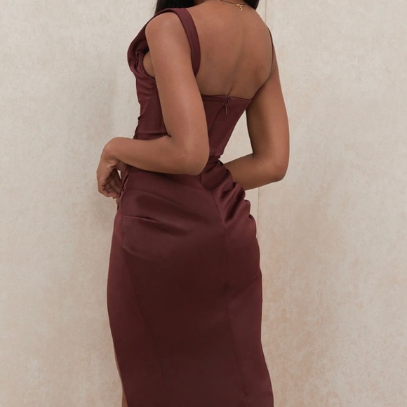 Cranberry Cocktail Dress - Picture 2 of 8